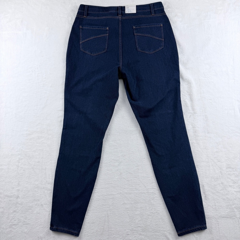 Time and Tru Jeggings Dark Denim Pull-On Size L/G (12-14) - Picture 2 of 8